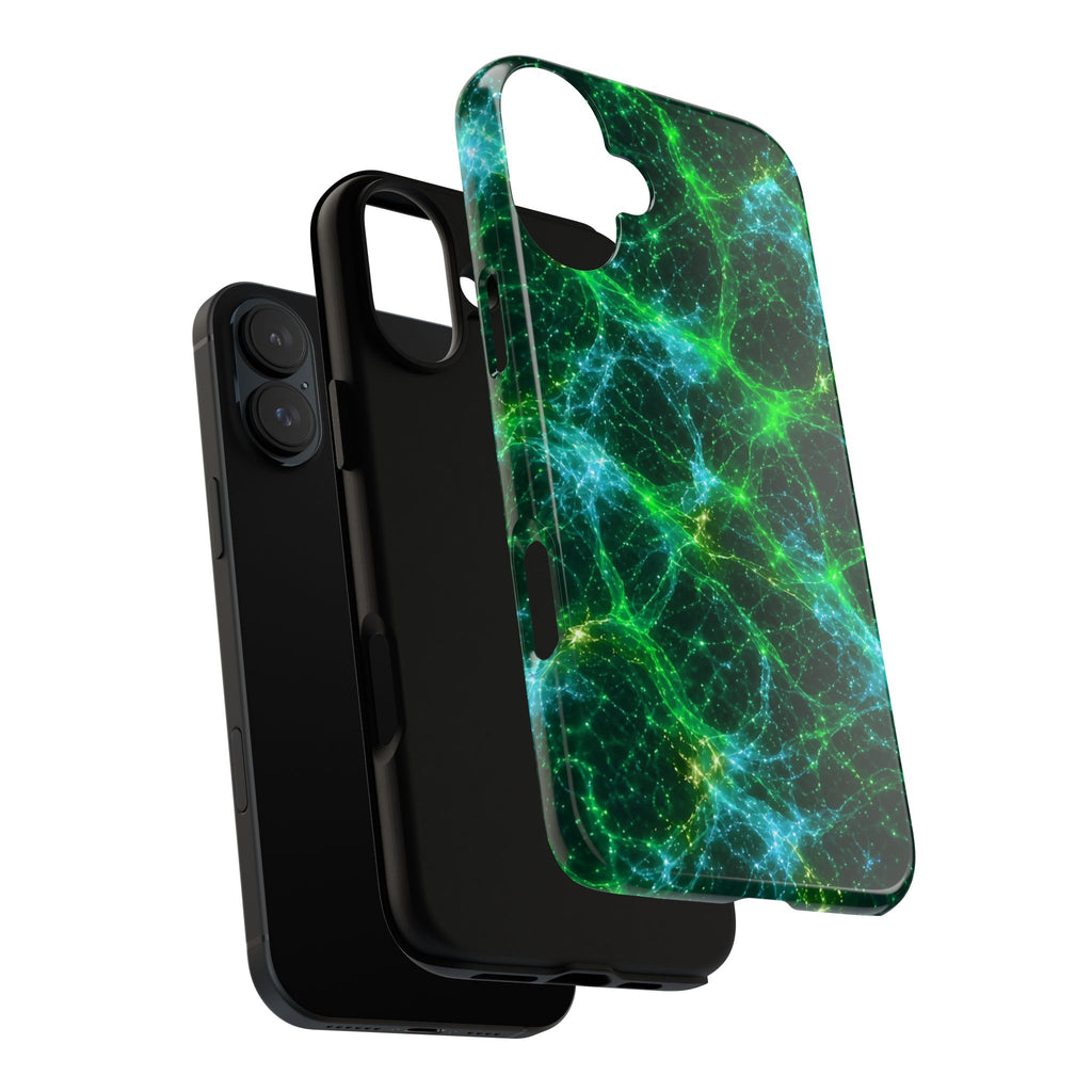 Neon Mycelium - Mermaid Phone Case