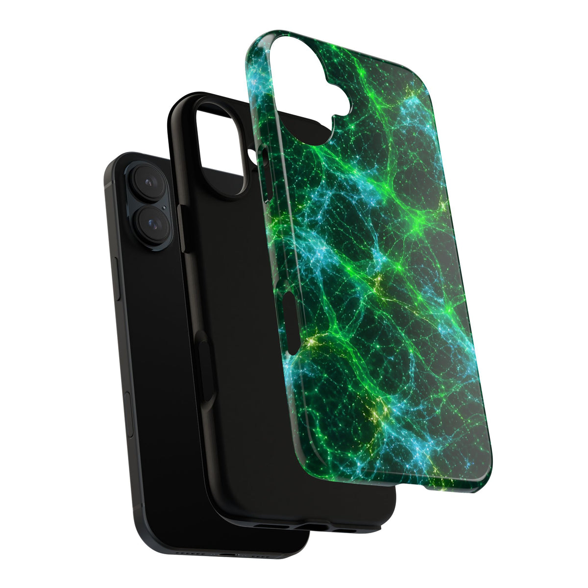 Neon Mycelium - Mermaid Phone Case