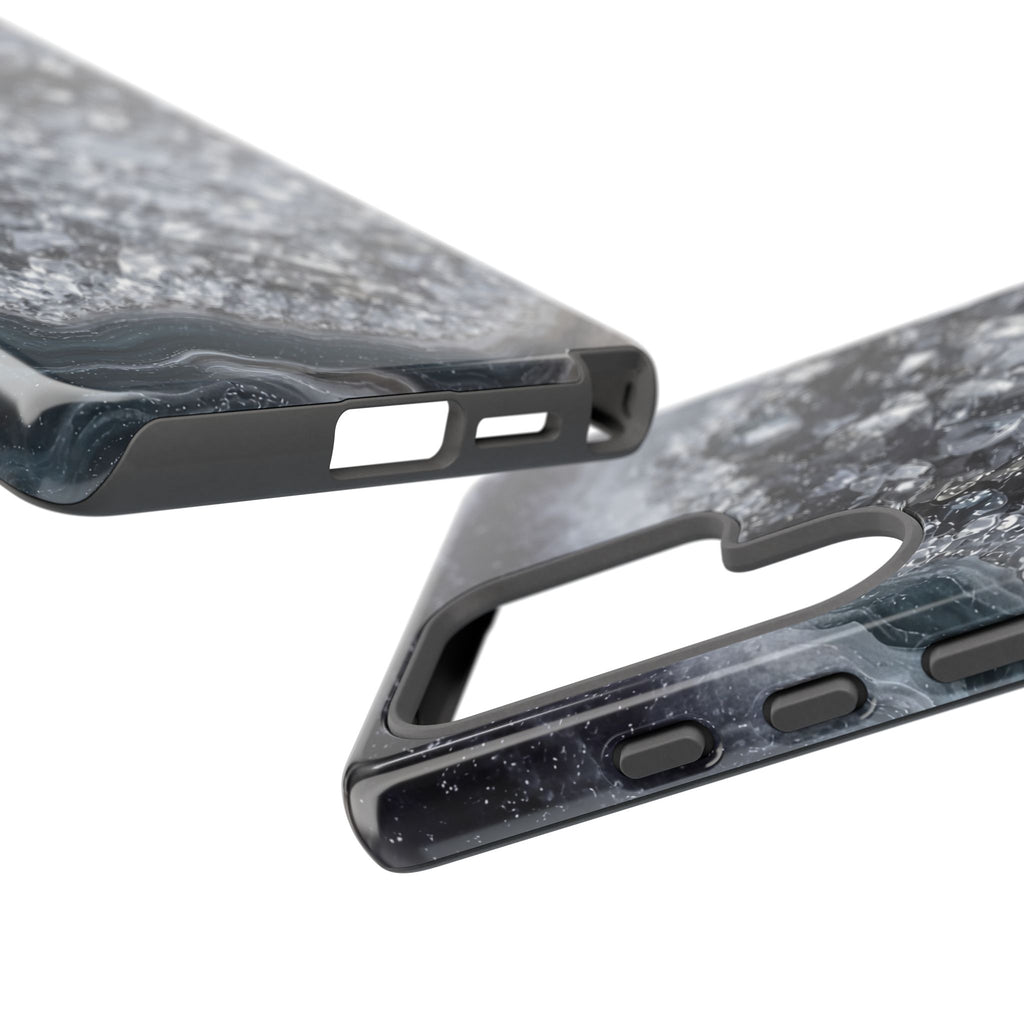 Geode Core - Silver Smoke Phone Case