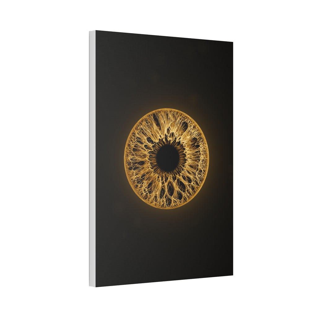 BLXNTT Iris – Lace Web Amber Glossy Canvas