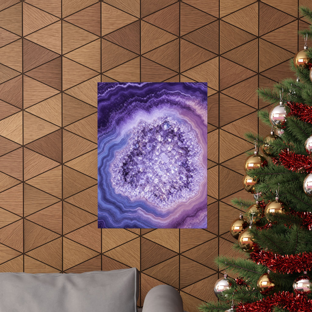 Geode Core - Lilac Dream Poster