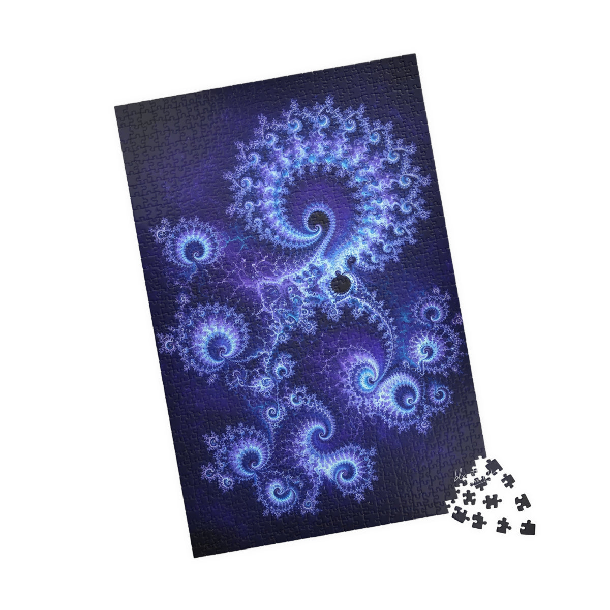 Copper Infinity - Bioluminescent Jellyfish Jigsaw Puzzle