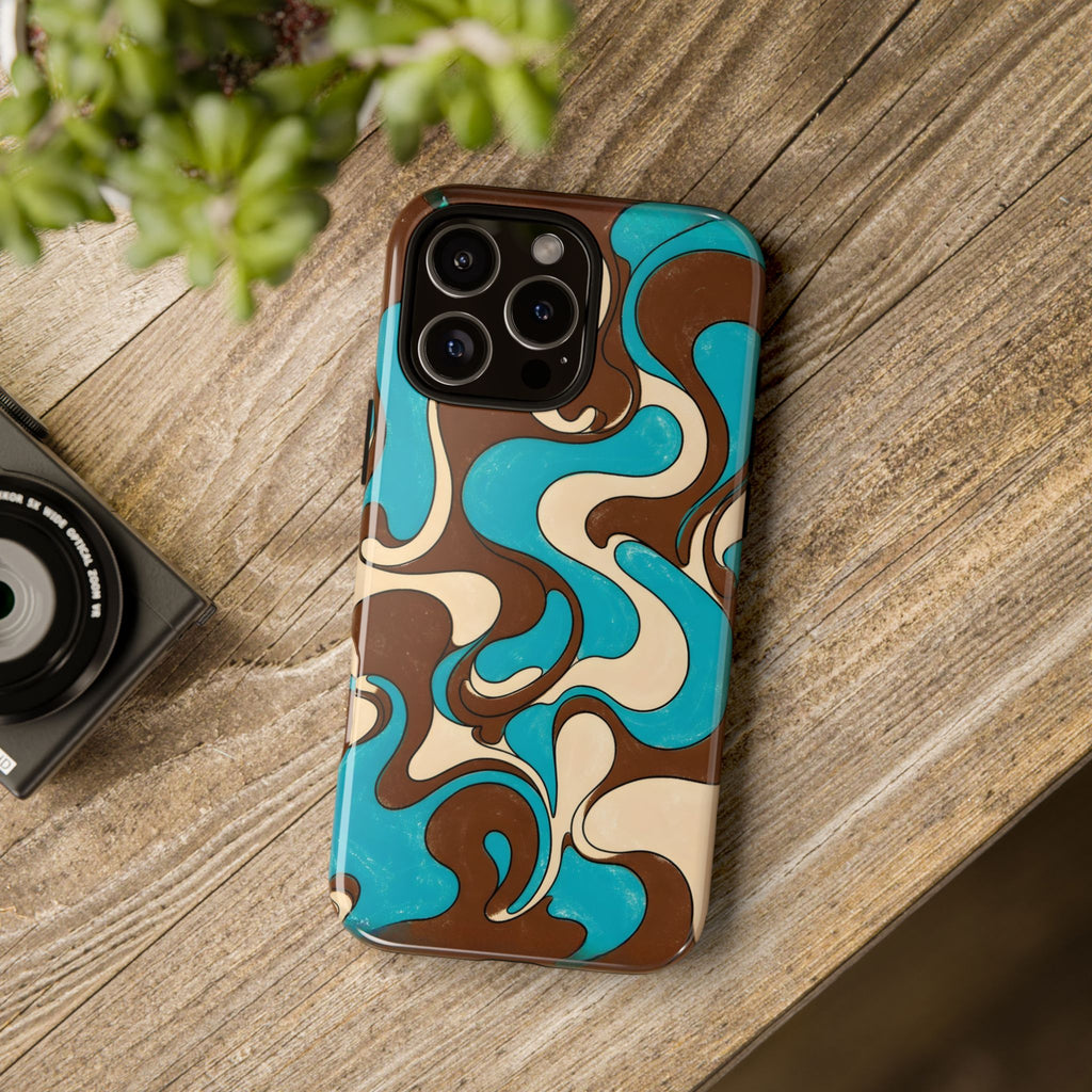 Fillmore Flow - Turquoise & Chocolate Phone Case