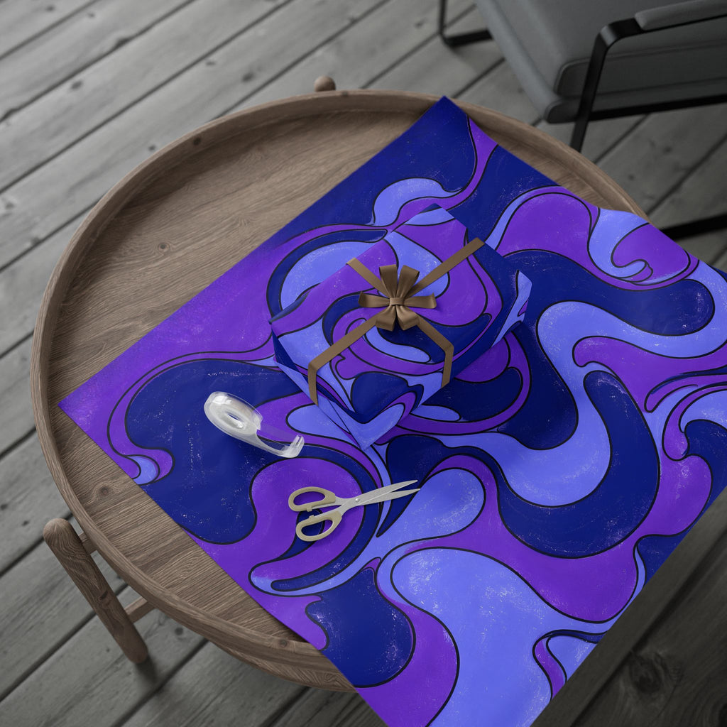 Fillmore Flow - Ultraviolet Wrapping Paper