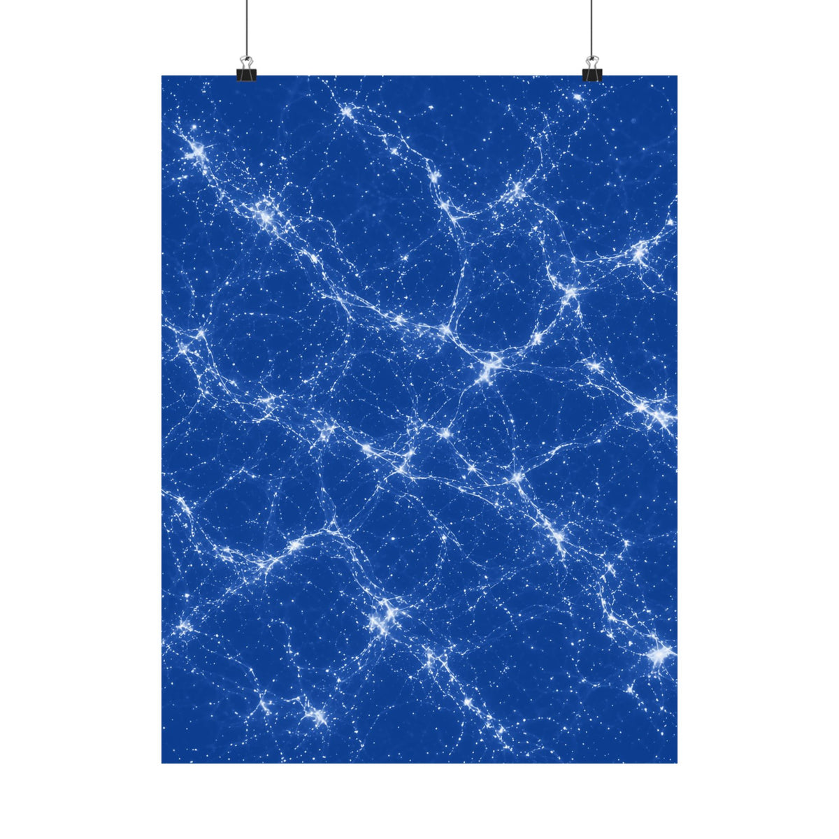 Neon Mycelium - Blueprint Poster