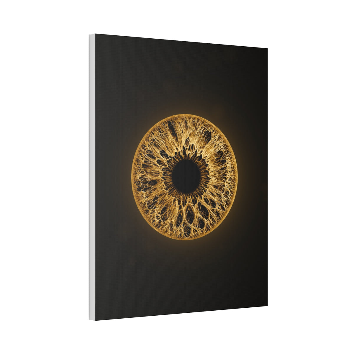 BLXNTT Iris – Lace Web Amber Glossy Canvas