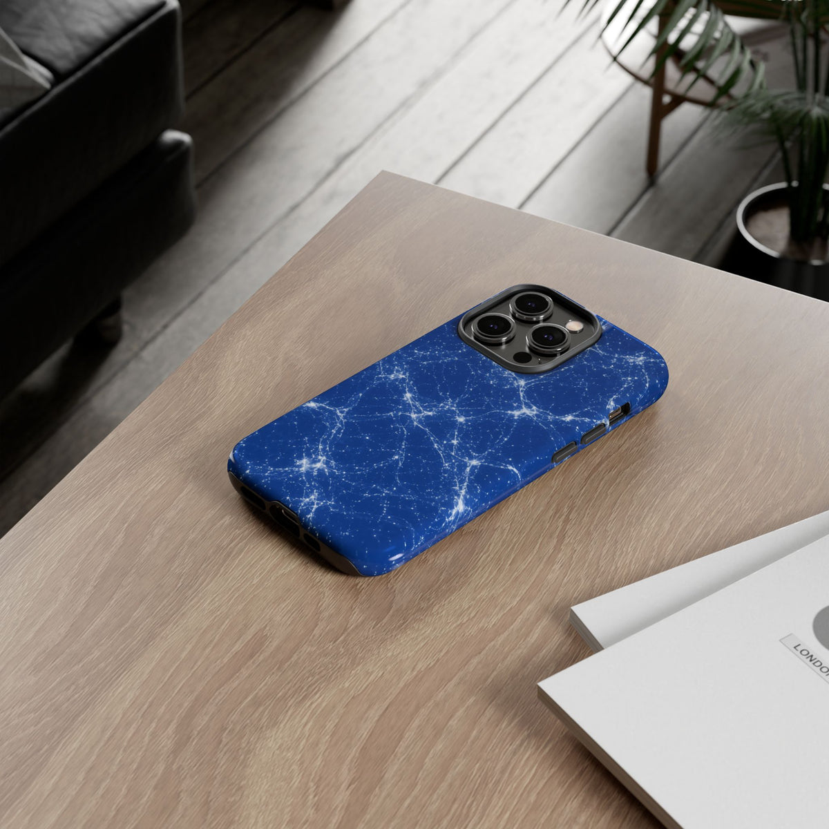 Neon Mycelium - Blueprint Phone Case