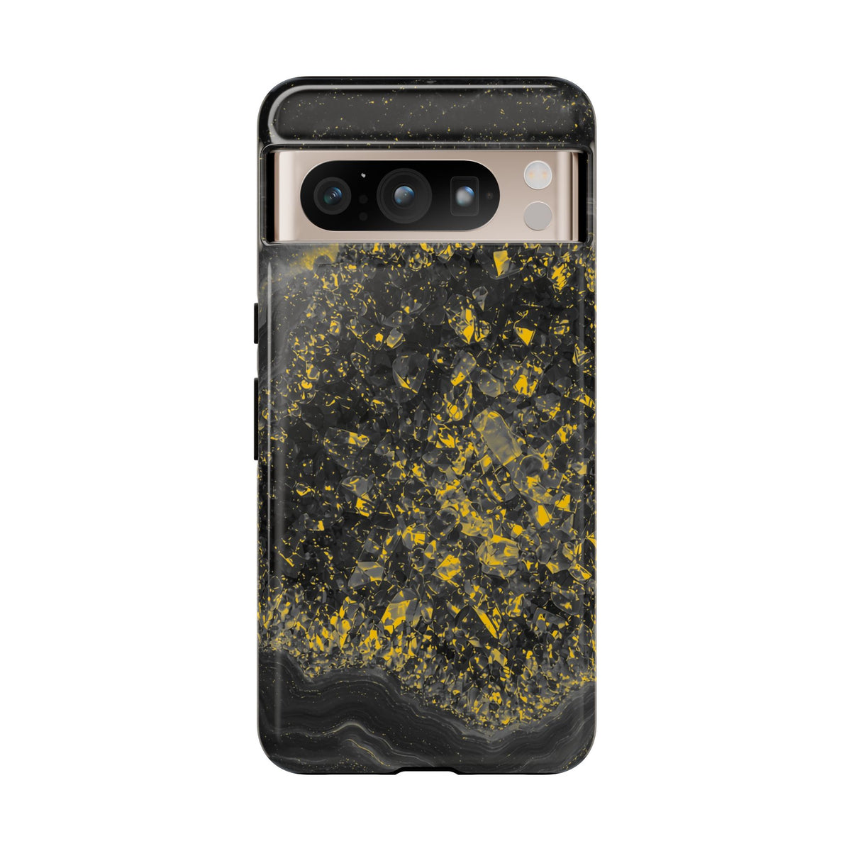 Geode Core - Mono Gold Spark Phone Case