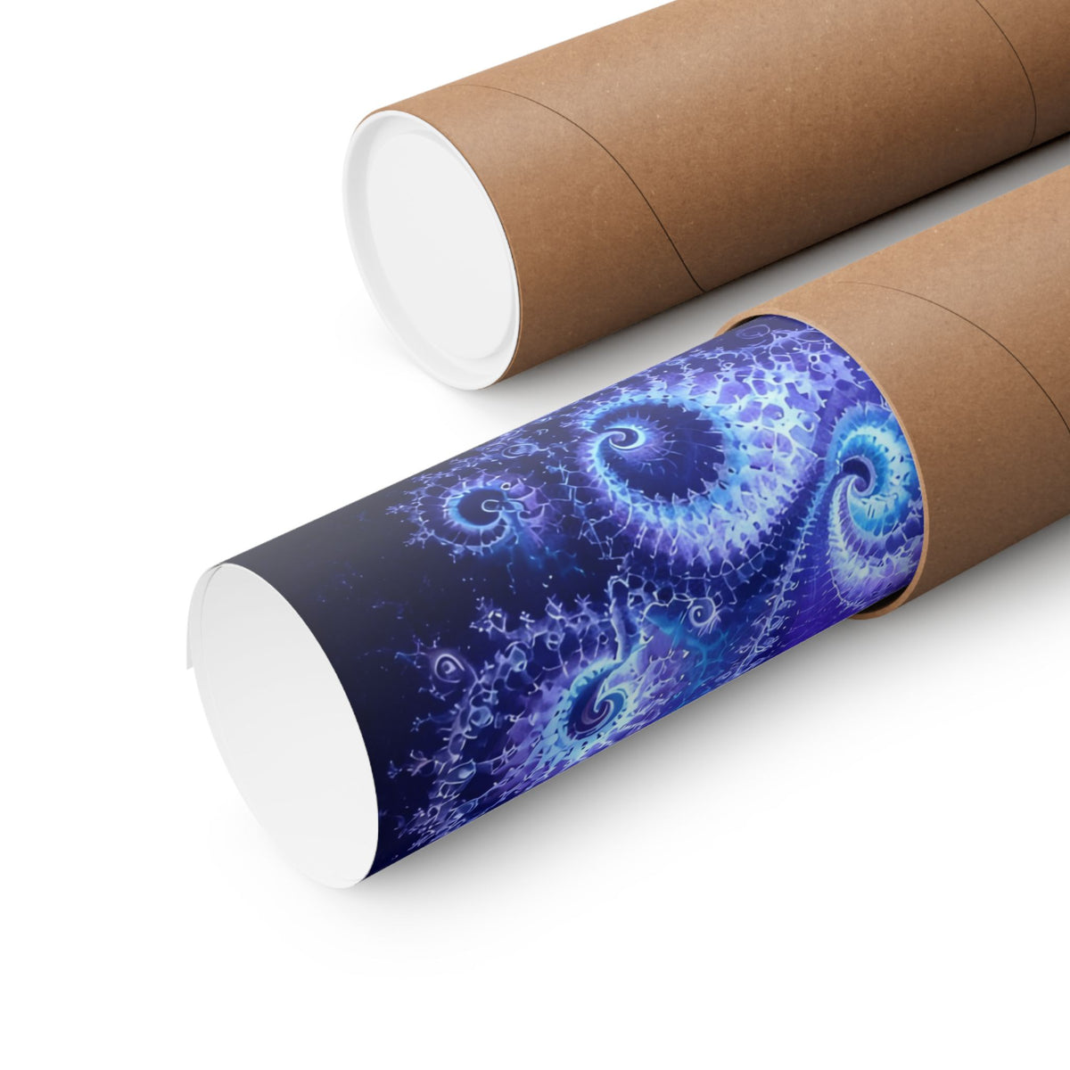 Copper Infinity - Bioluminescent Jellyfish Poster