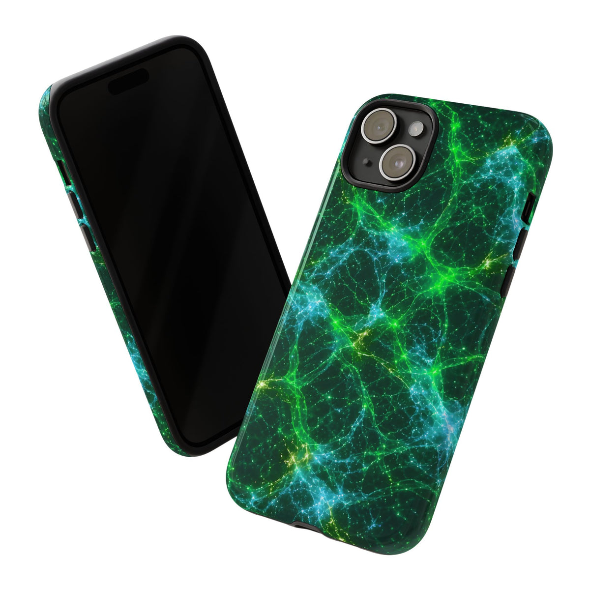 Neon Mycelium - Mermaid Phone Case