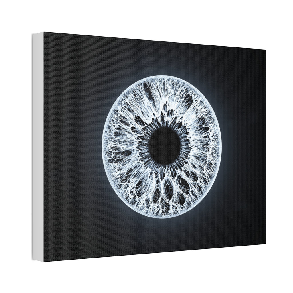 BLXNTT Iris – Lace Web Ice Silver Glossy Canvas