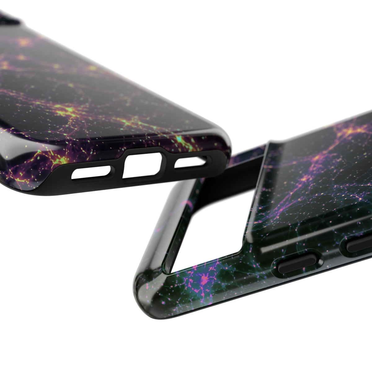 Neon Mycelium - Holographic Phone Case