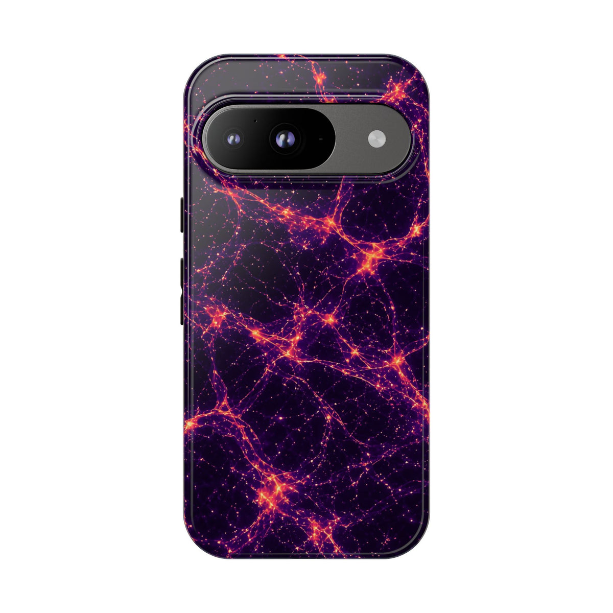 Neon Mycelium - Sunset Synapse Phone Case