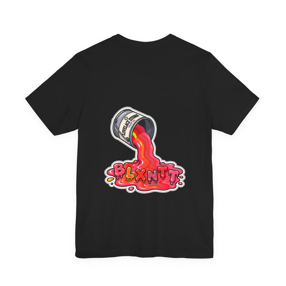 BLXNTT Paint Spill Tee - Red (Black)