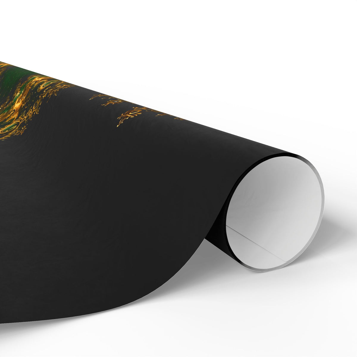 Copper Infinity - Emerald & Gold Wrapping Paper