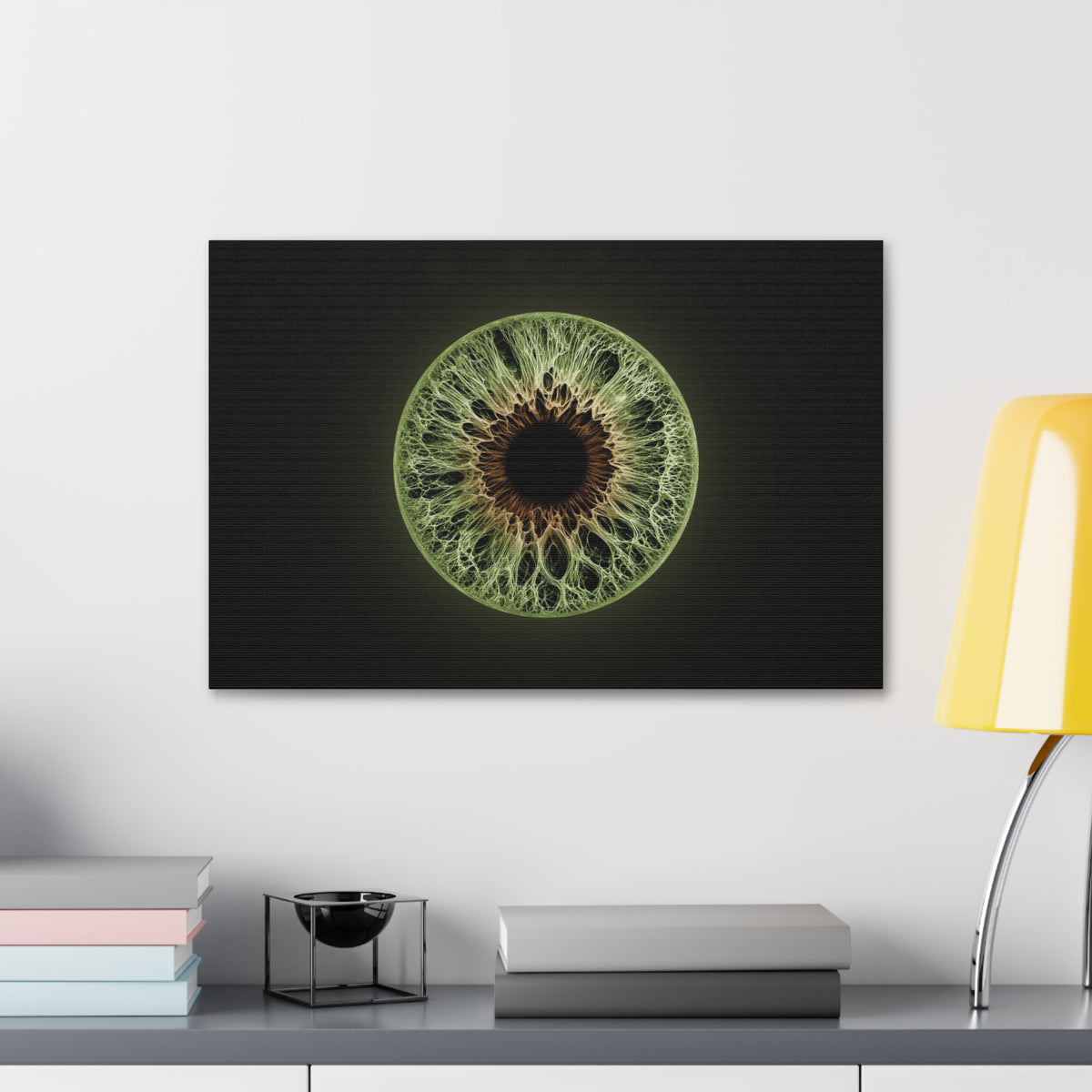 BLXNTT Iris – Lace Web Hazel Glossy Canvas