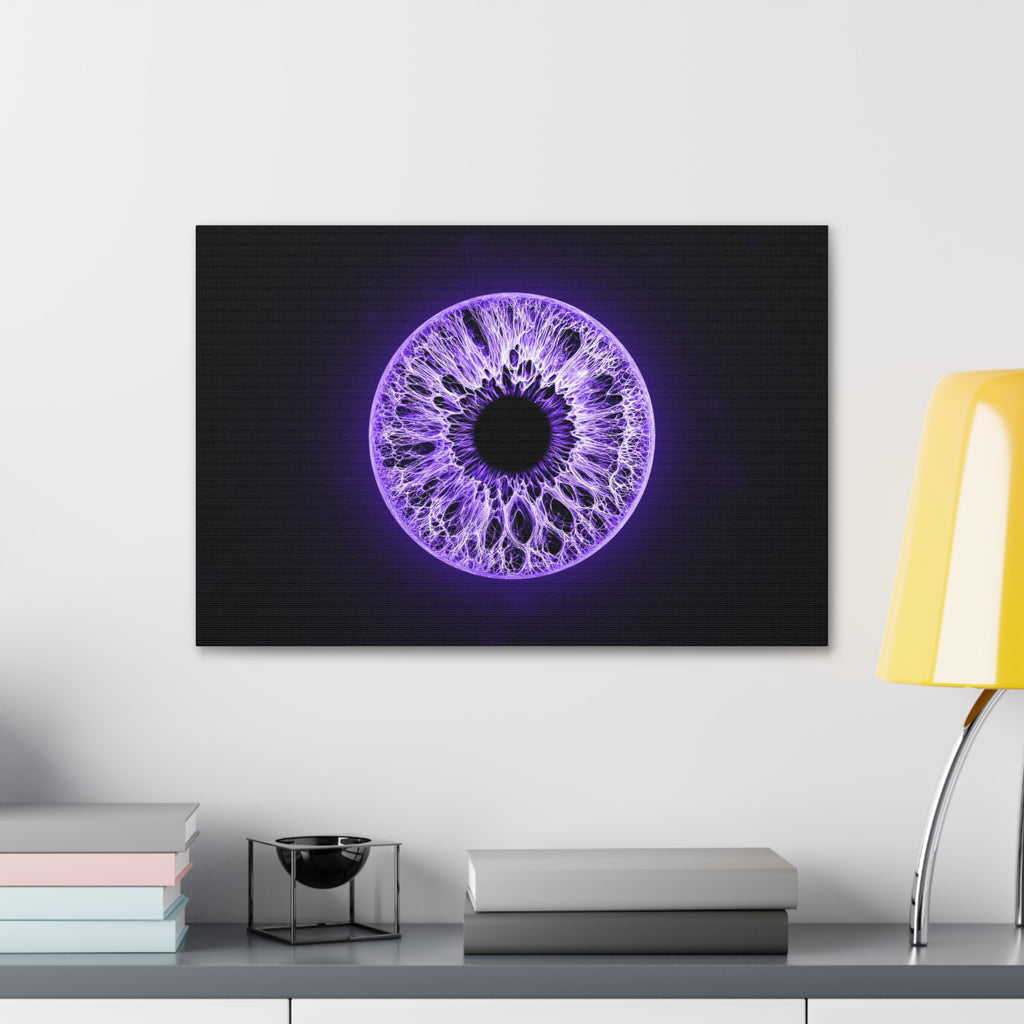 BLXNTT Iris – Lace Web Ultraviolet Glossy Canvas