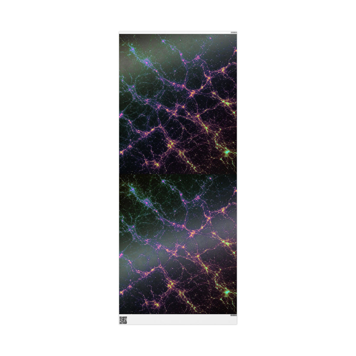 Neon Mycelium - Holographic Wrapping Paper