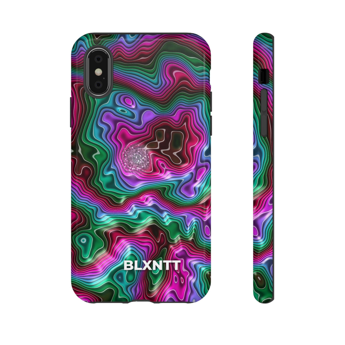 Neon Agate Phone Case