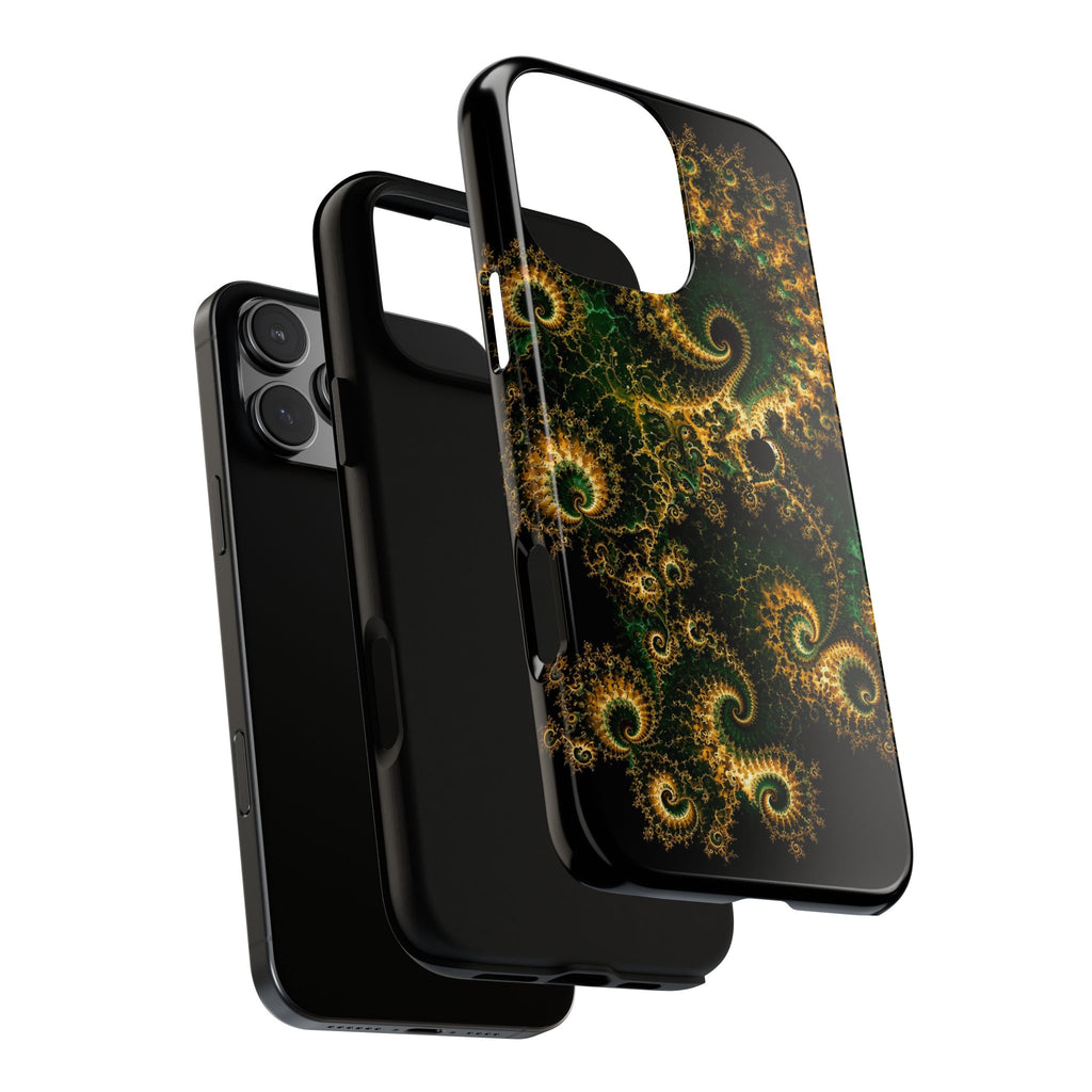 Copper Infinity - Emerald & Gold Phone Case