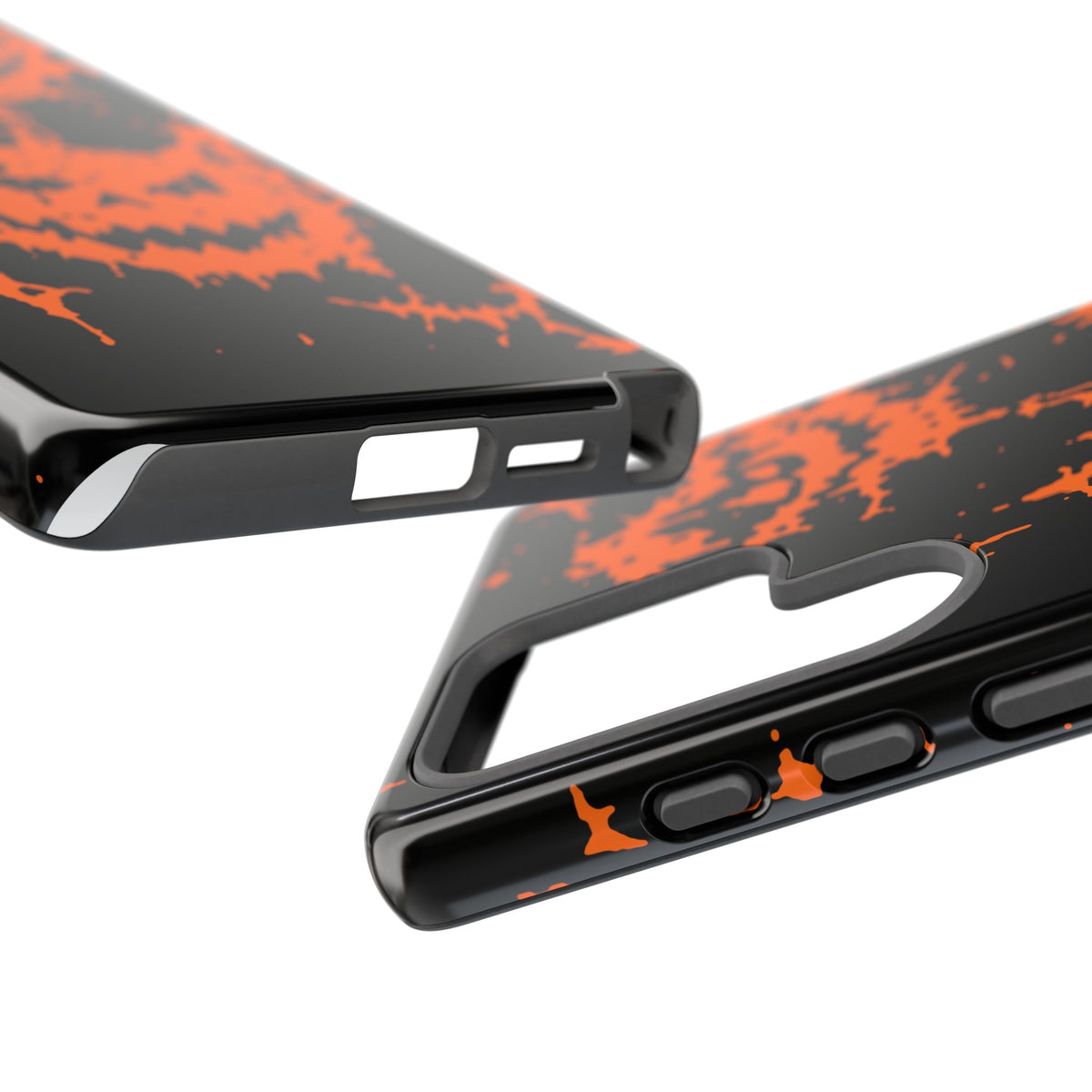 Orange Spiderweb Pumpkin Phone Case
