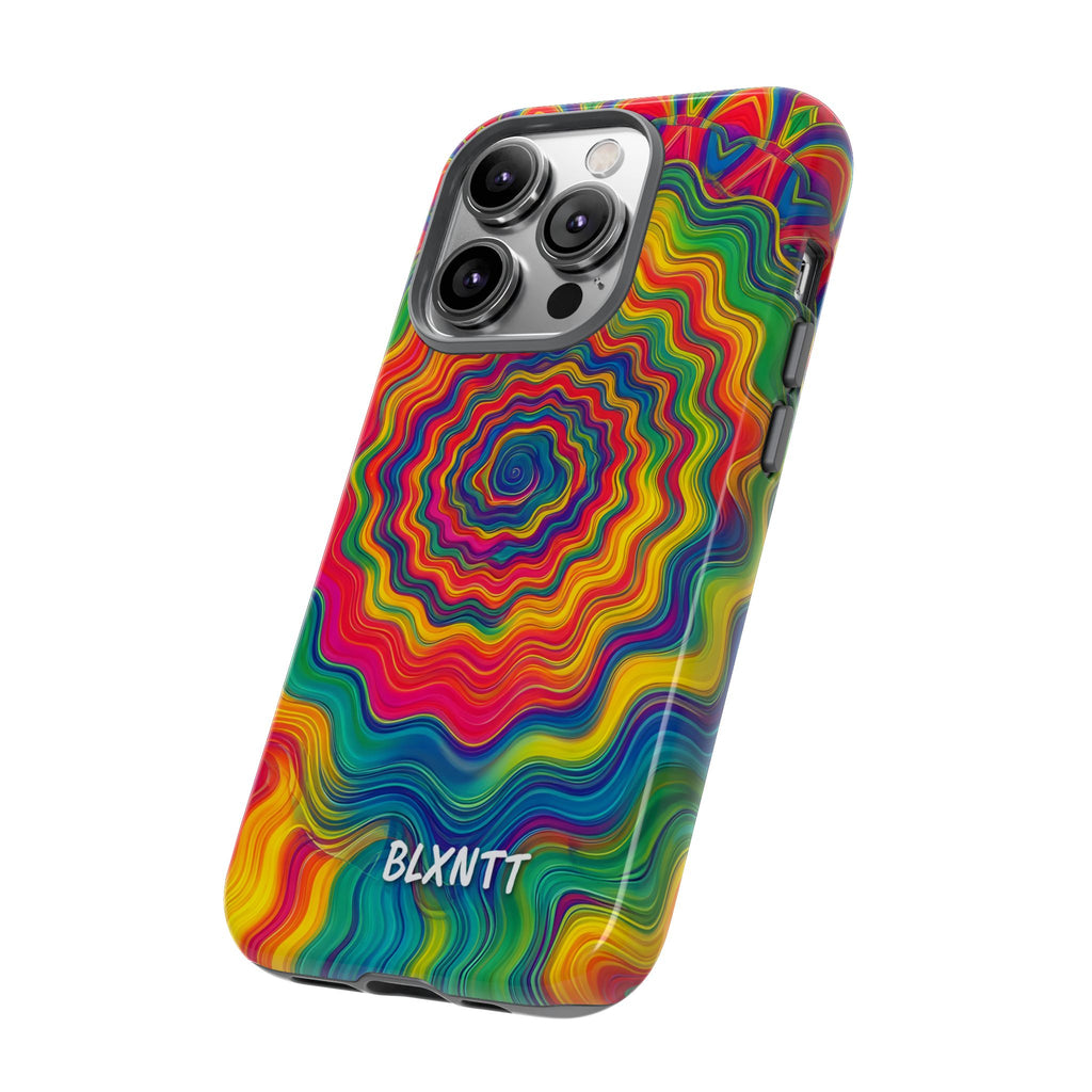 Hypnotic Rainbow Ripple Phone Case