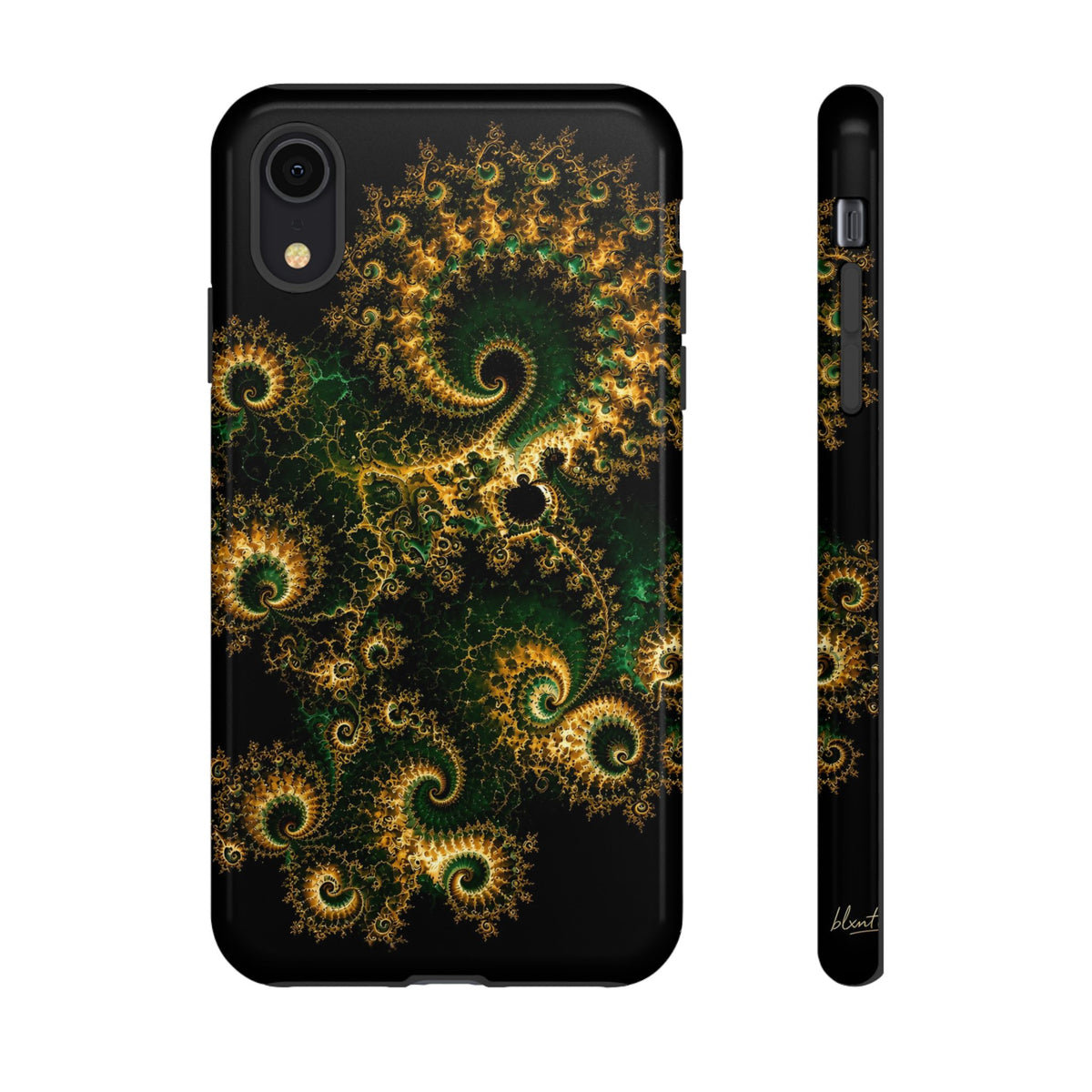 Copper Infinity - Emerald & Gold Phone Case