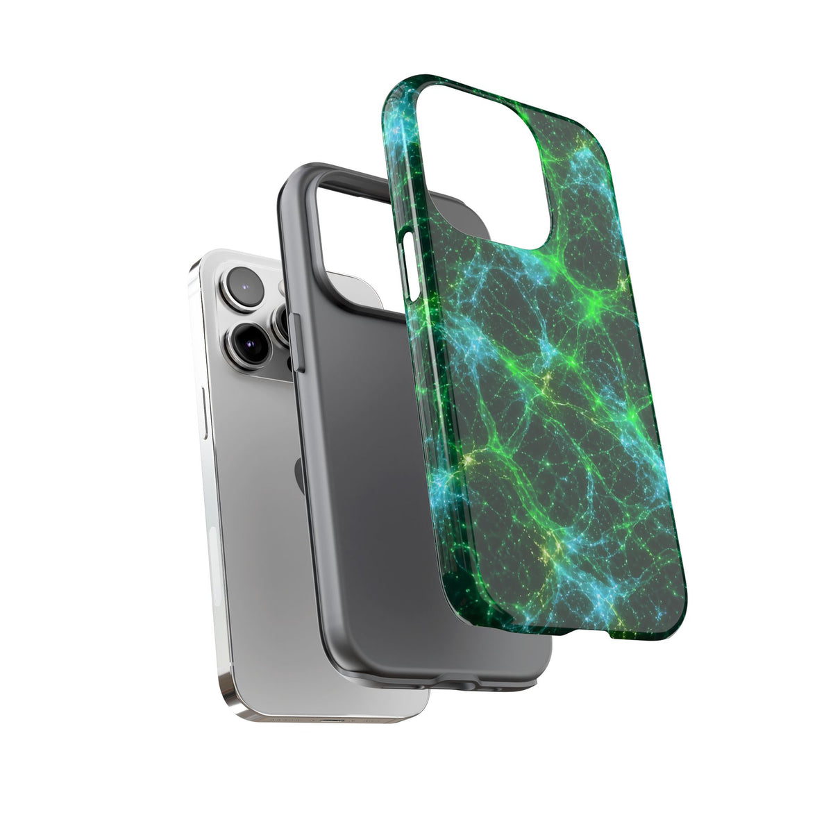 Neon Mycelium - Mermaid Phone Case