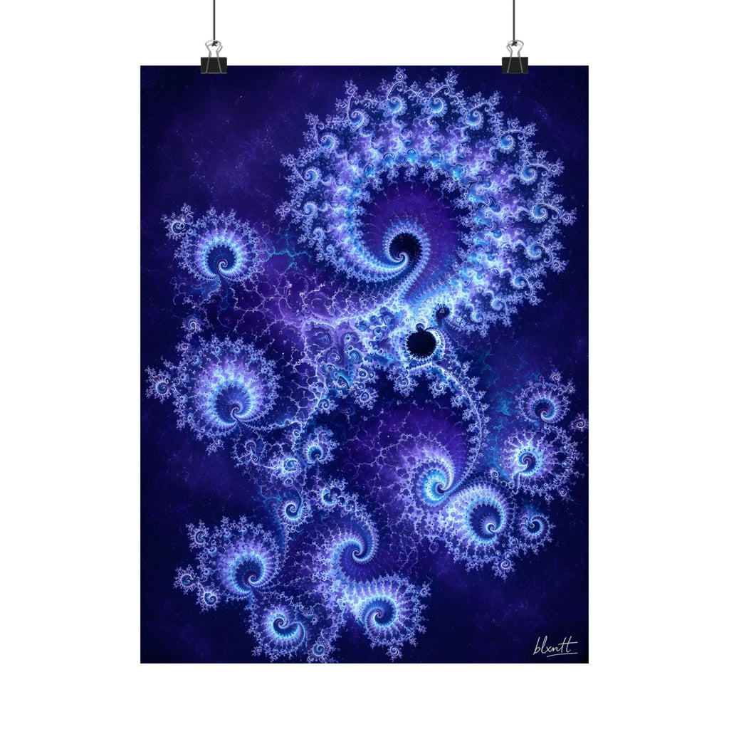 Copper Infinity - Bioluminescent Jellyfish Poster