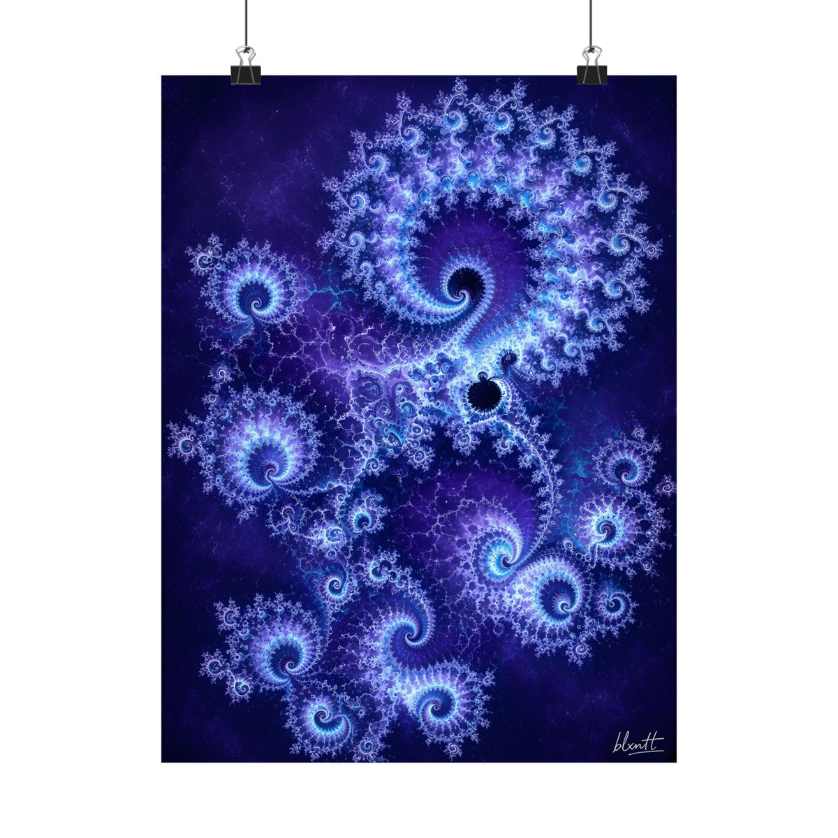 Copper Infinity - Bioluminescent Jellyfish Poster