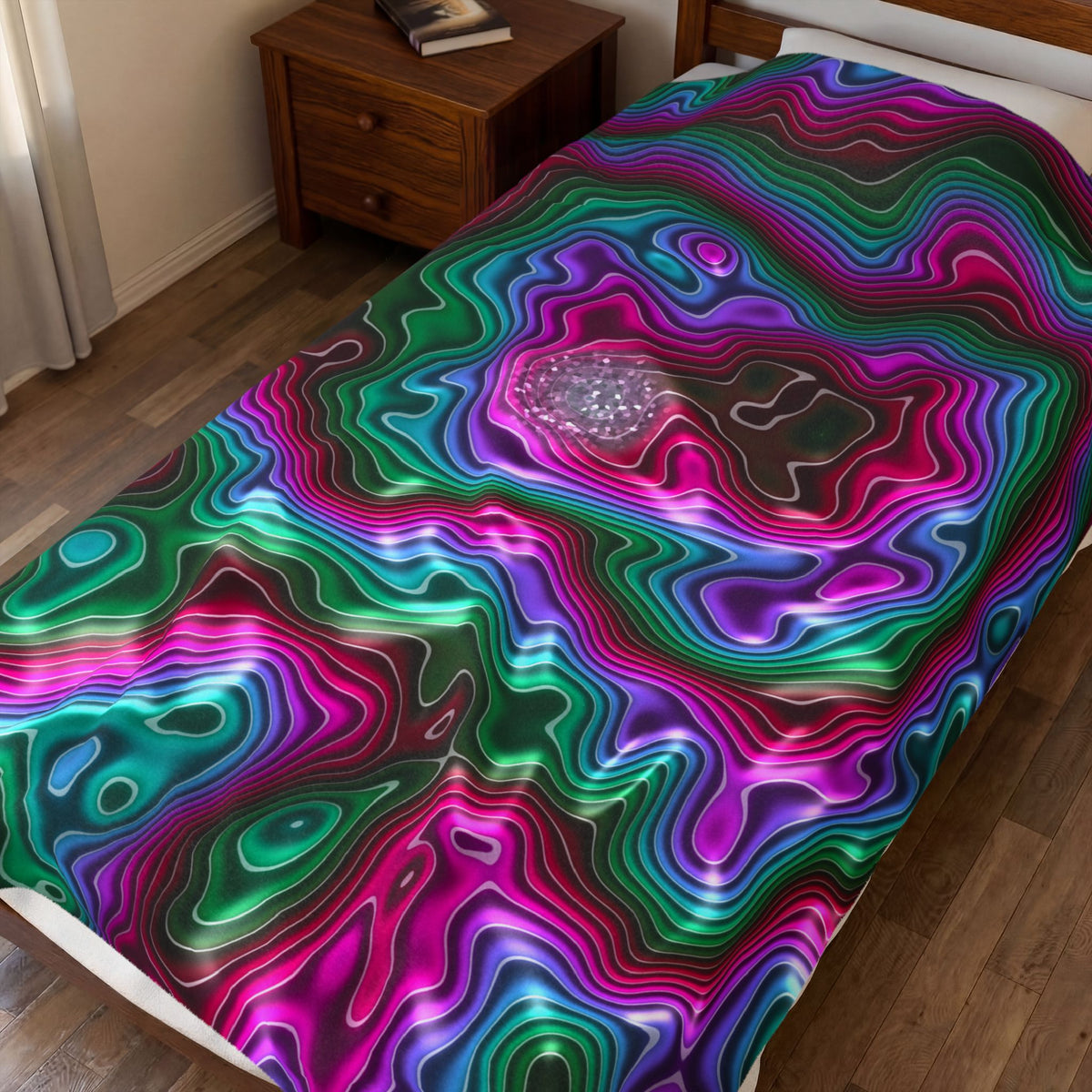 Neon Agate Blanket