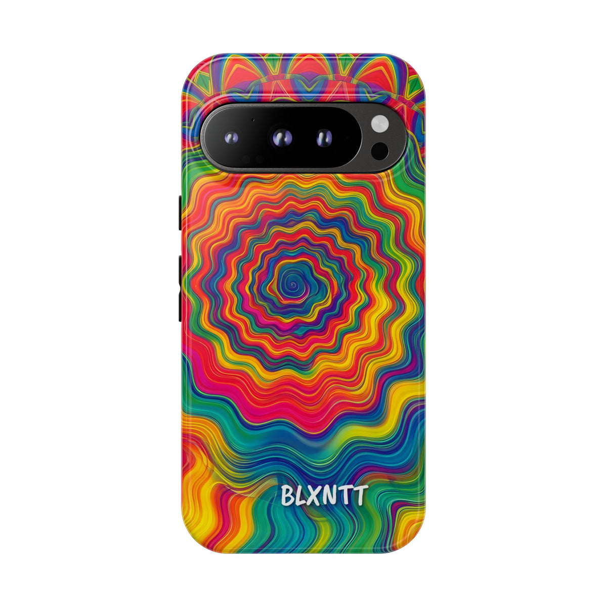 Hypnotic Rainbow Ripple Phone Case
