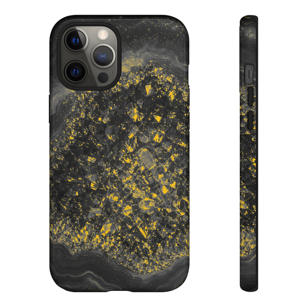 Geode Core - Mono Gold Spark Phone Case
