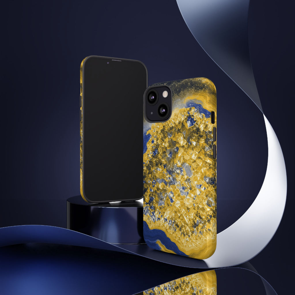 Geode Core - Mustard Navy Phone Case
