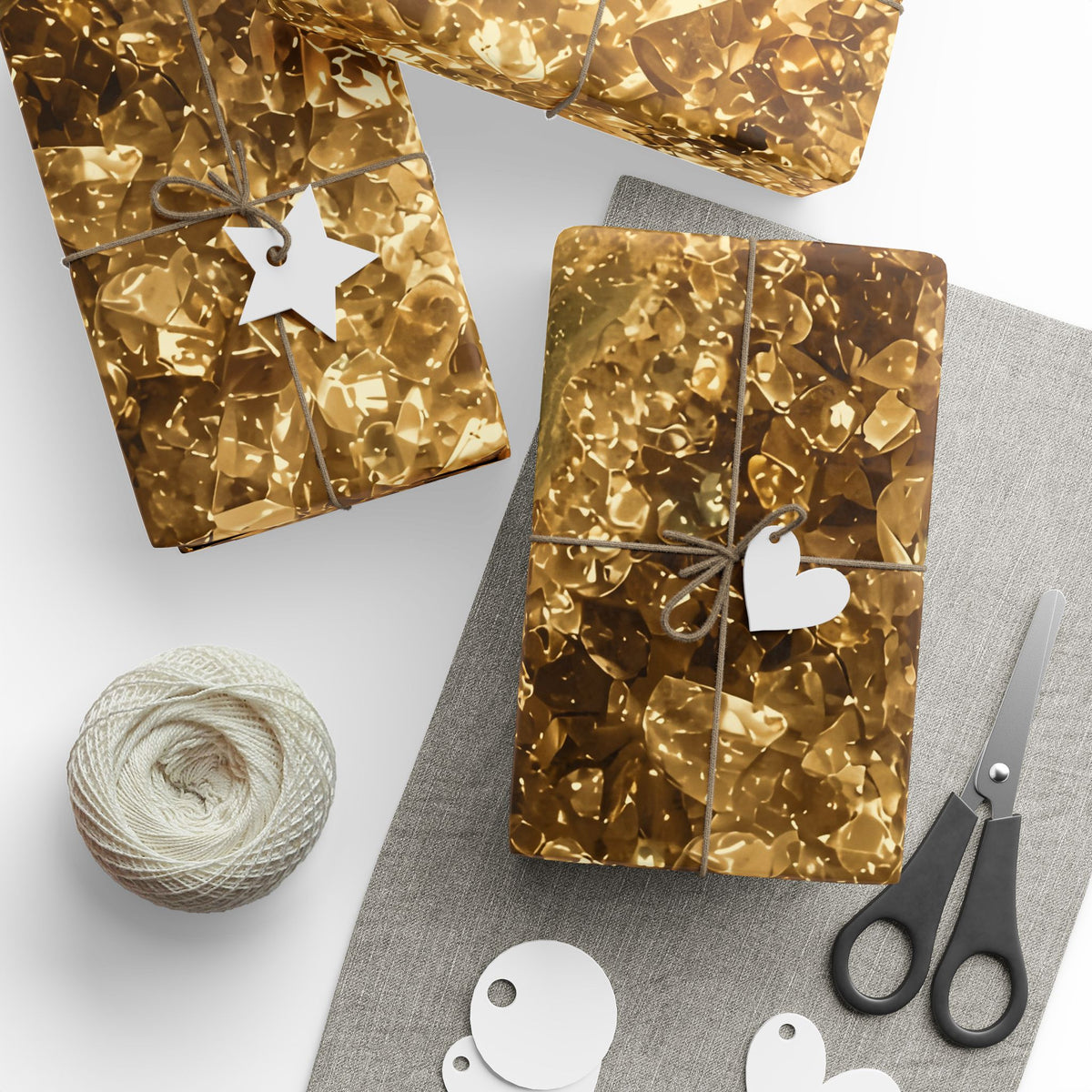 Geode Core - Gold Vein Wrapping Paper