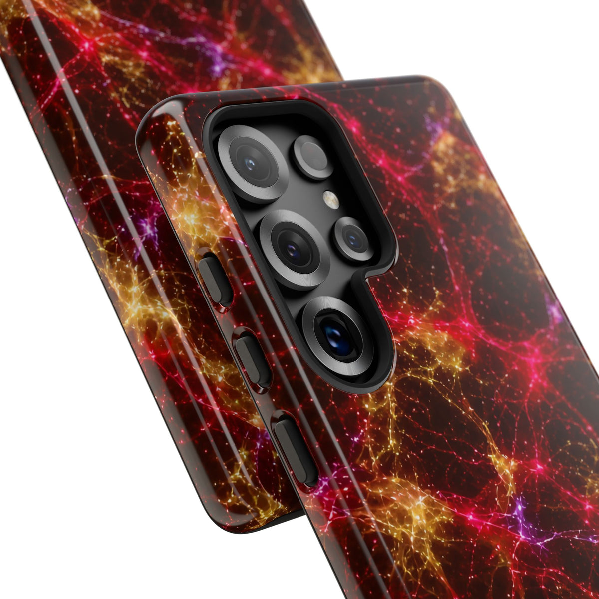 Neon Mycelium - Rainbow Nerve Phone Case