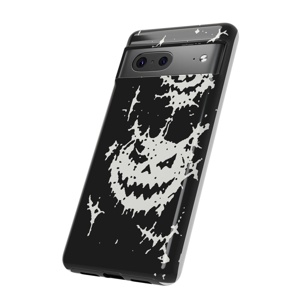 White Spiderweb Pumpkin Phone Case