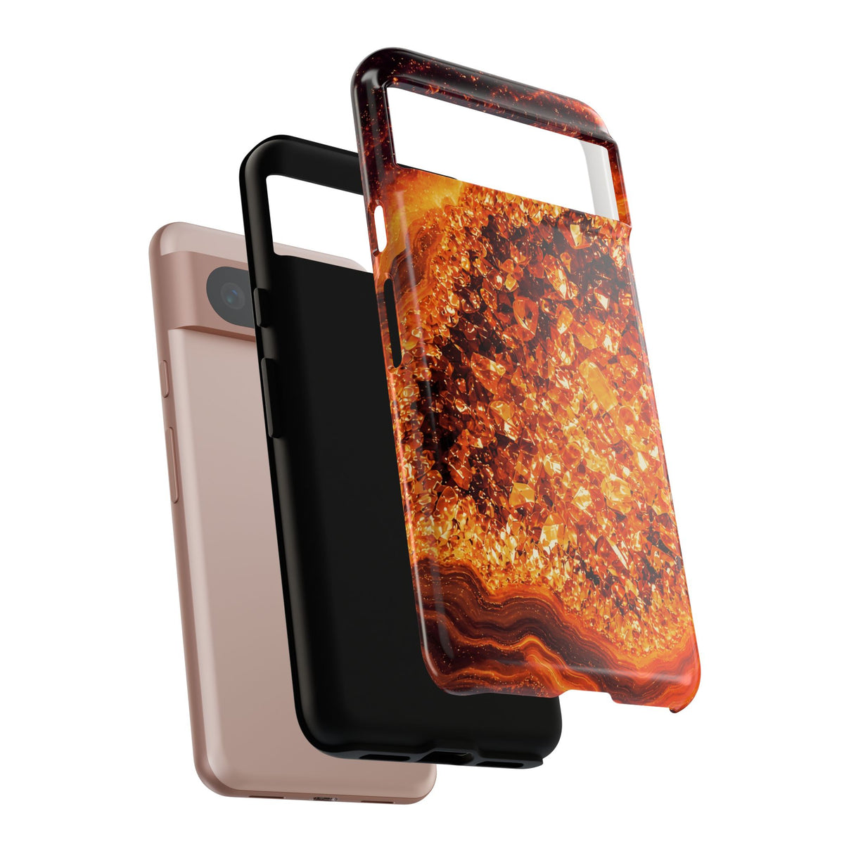 Geode Core - Molten Lava Phone Case