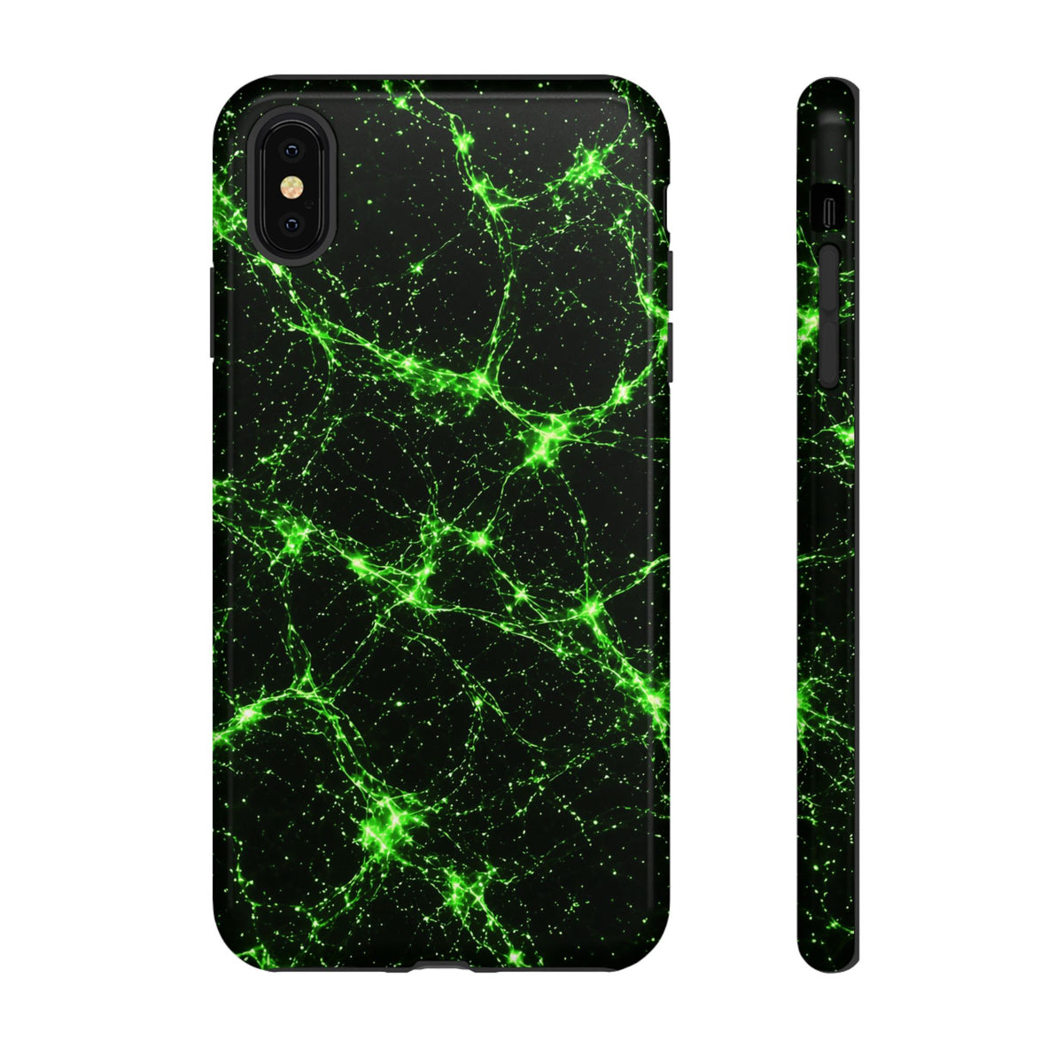 Neon Mycelium - Toxic Lime Phone Case