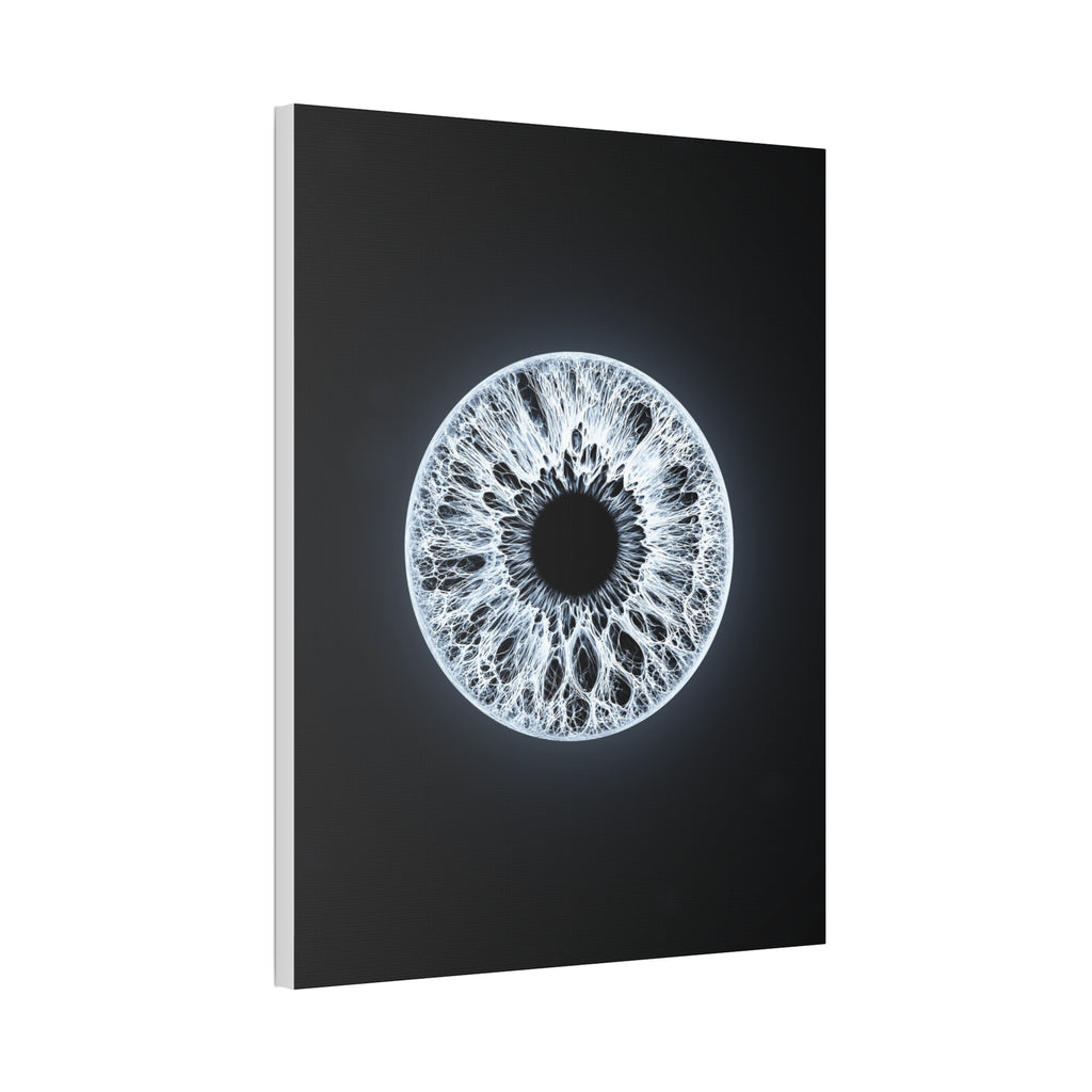 BLXNTT Iris – Lace Web Ice Silver Glossy Canvas