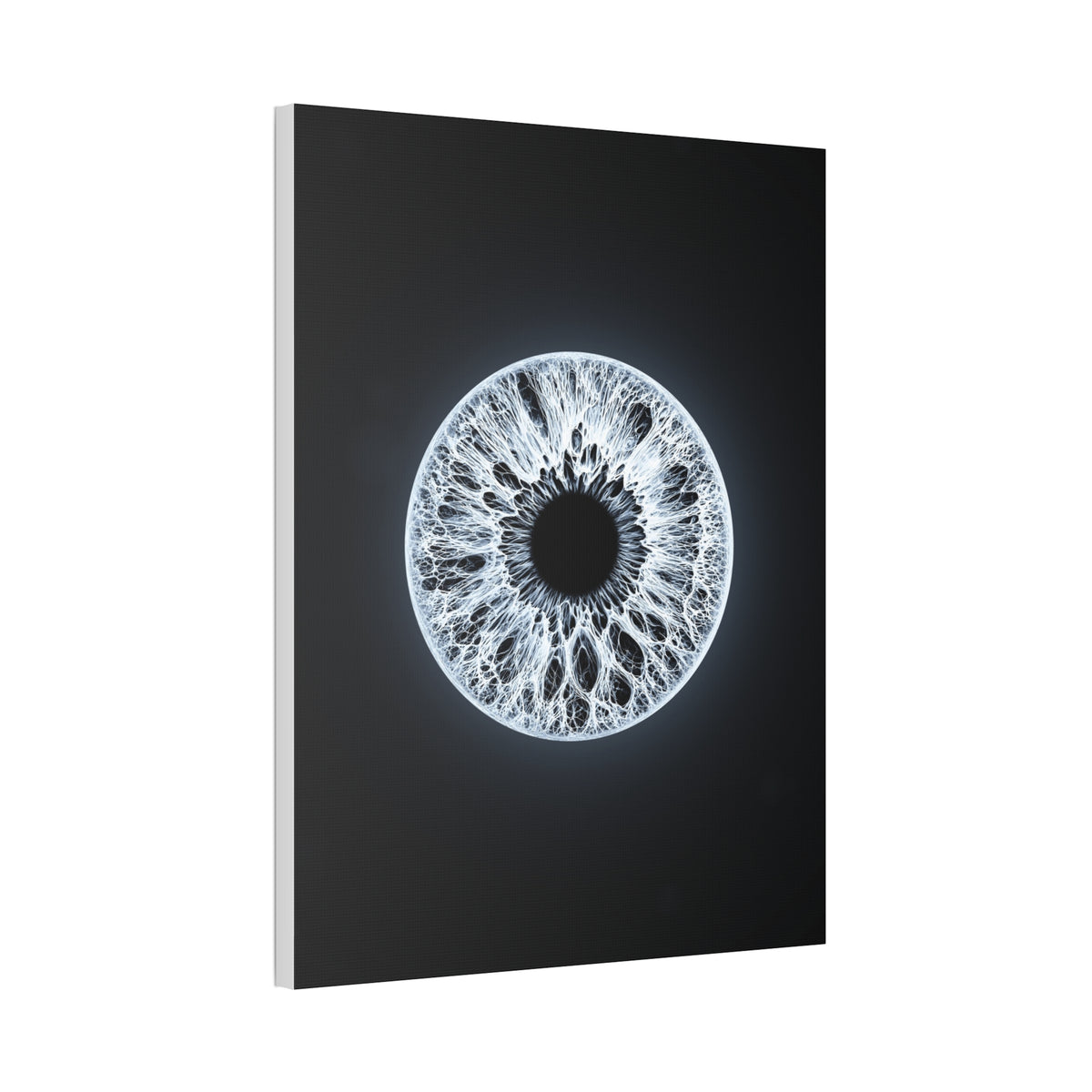 BLXNTT Iris – Lace Web Ice Silver Glossy Canvas