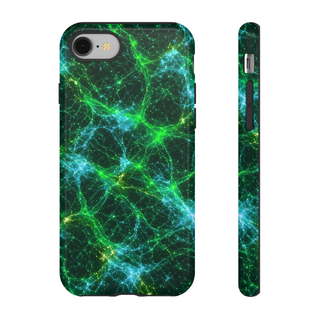 Neon Mycelium - Mermaid Phone Case