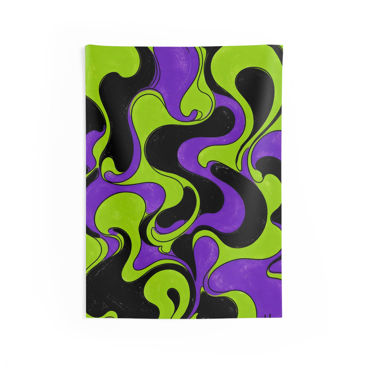 Fillmore Flow - Lime & Purple Tapestry