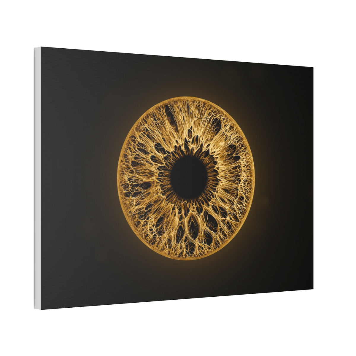 BLXNTT Iris – Lace Web Amber Glossy Canvas
