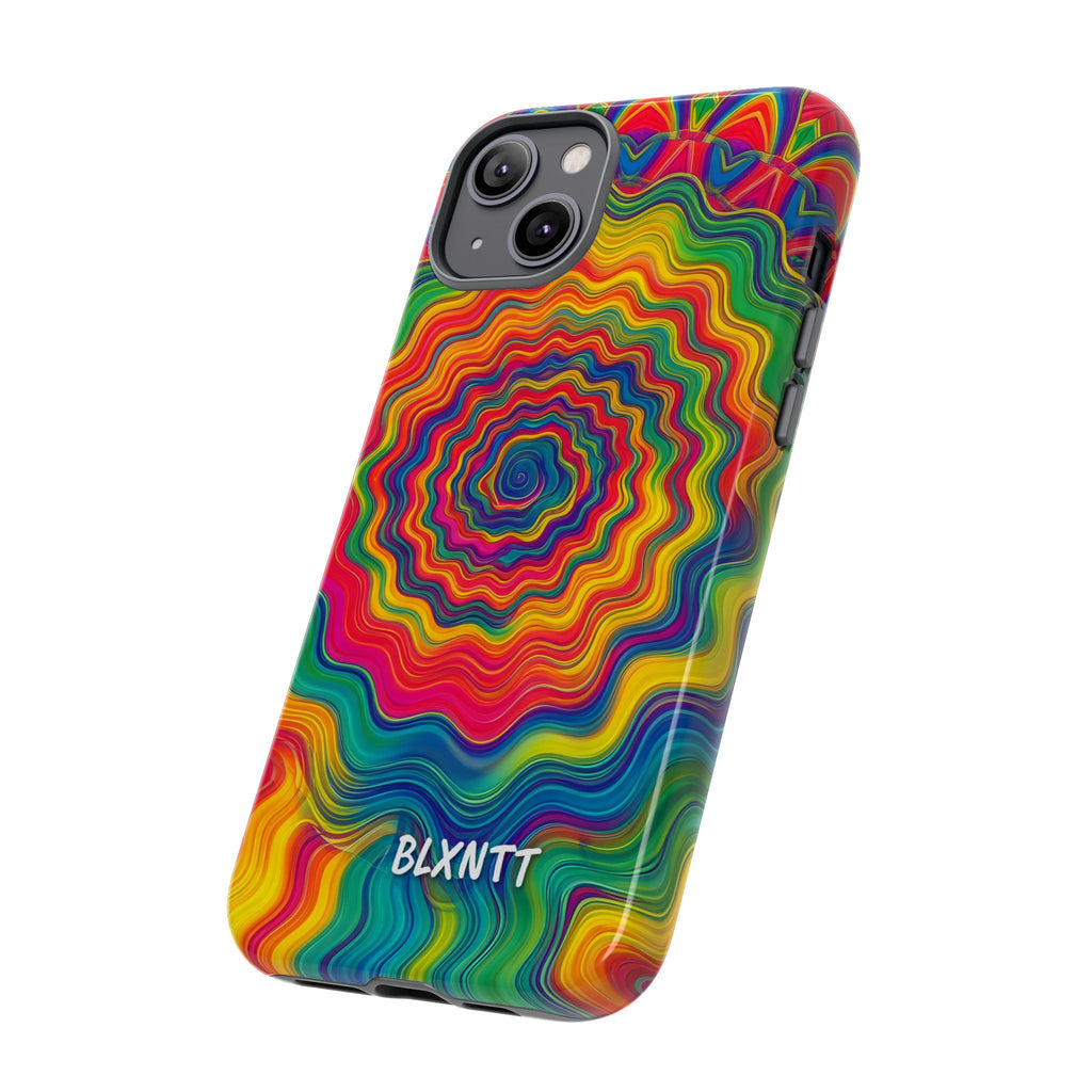 Hypnotic Rainbow Ripple Phone Case