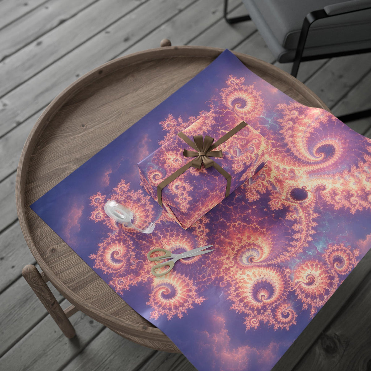 Copper Infinity - Opalescent Sunrise Wrapping Paper
