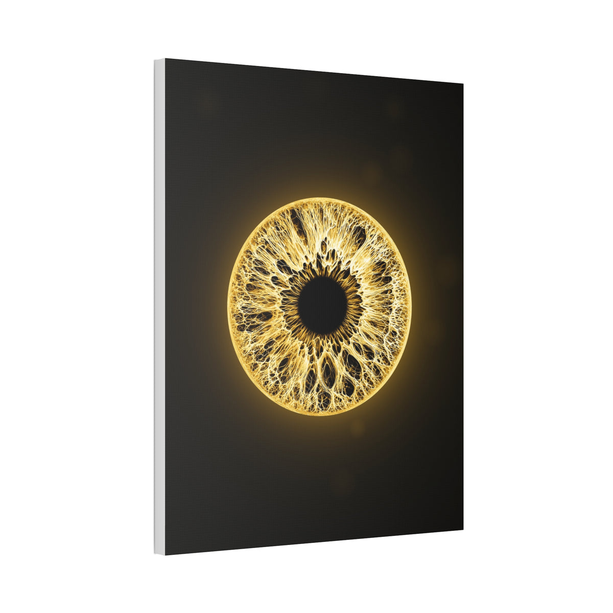 BLXNTT Iris – Lace Web Molten Gold Glossy Canvas
