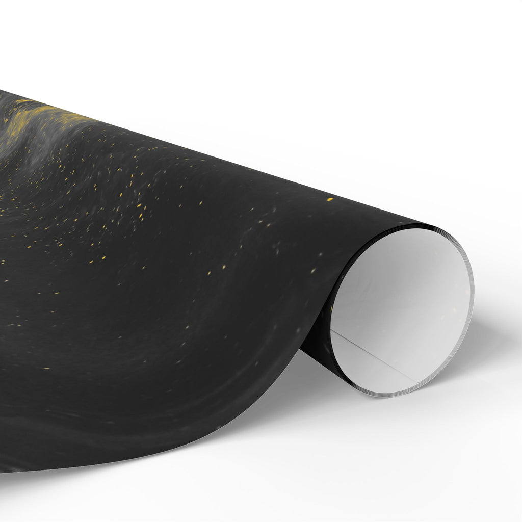 Geode Core - Mono Gold Spark Wrapping Paper