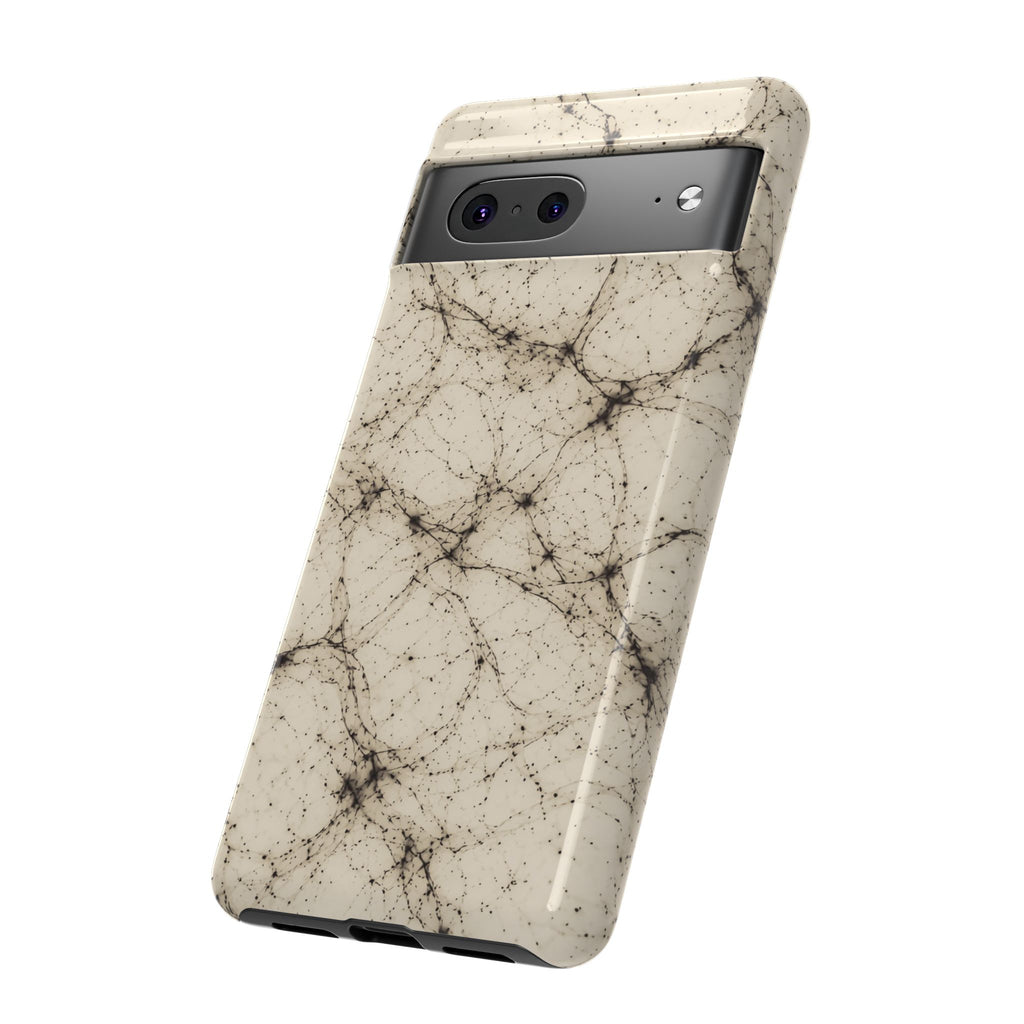 Neon Mycelium - Ink on Paper Phone Case