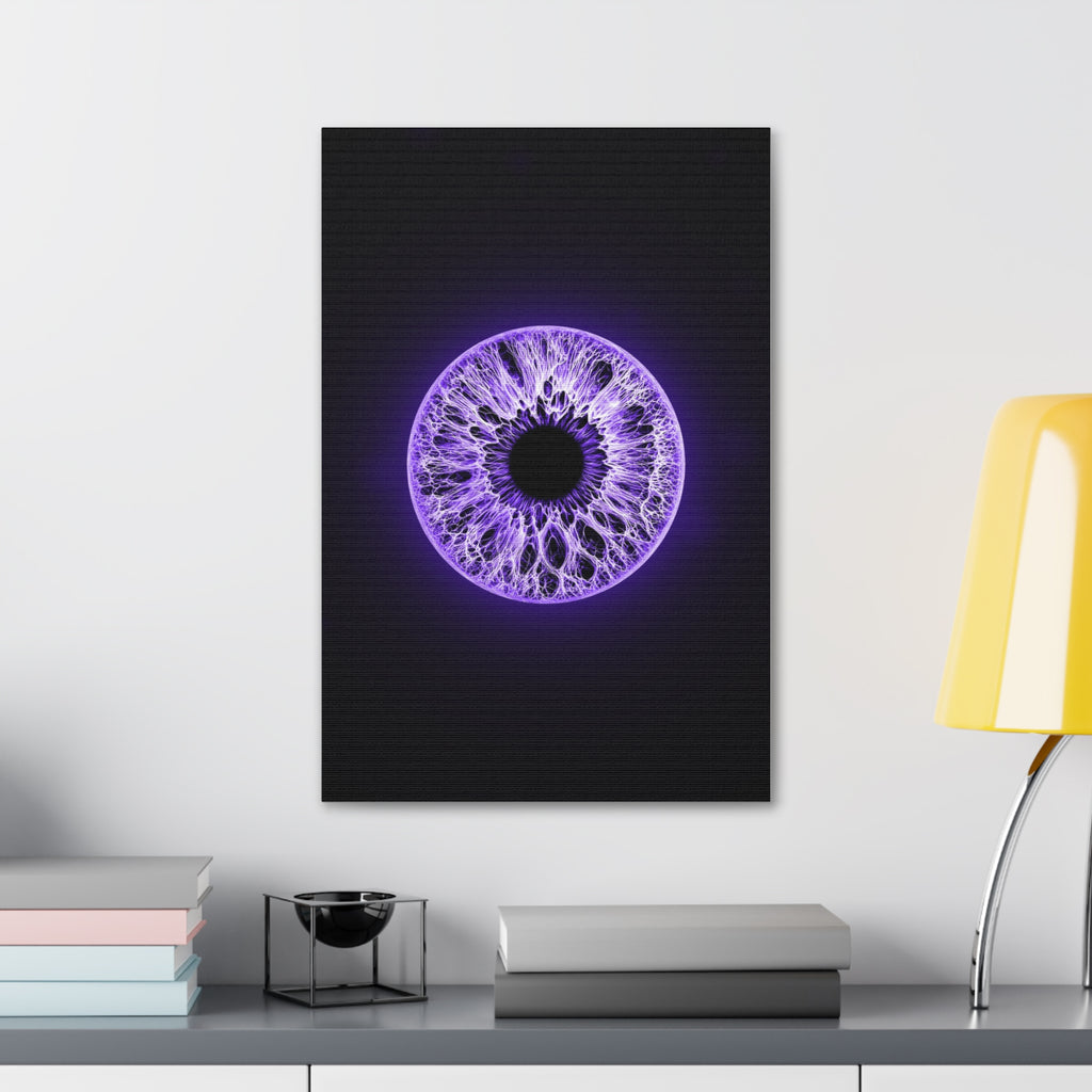 BLXNTT Iris – Lace Web Ultraviolet Glossy Canvas